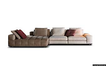 Canapé Minotti Lawrence usine Minotti de l'Italie
