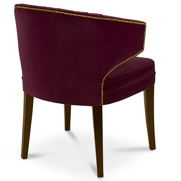 Fauteuil en velours rembourré avec accoudoirs BRABBU IBIS usine BRABBU de l'Italie. Foto №5