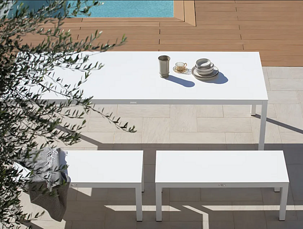 Table de jardin rectangulaire en aluminium Flair Atmosphera usine ATMOSPHERA de l'Italie. Foto №15