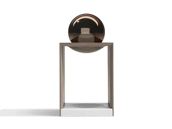 Lampe de table en bois Spaziotempo GIORGETTI GA324G usine GIORGETTI de l'Italie. Foto №2