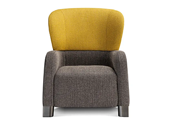 Fauteuil bergère en tissu avec accoudoirs GHIDINI1961 Fauteuil bergère en tissu avec accoudoirs GHIDINI1961 usine GHIDINI1961 de l'Italie