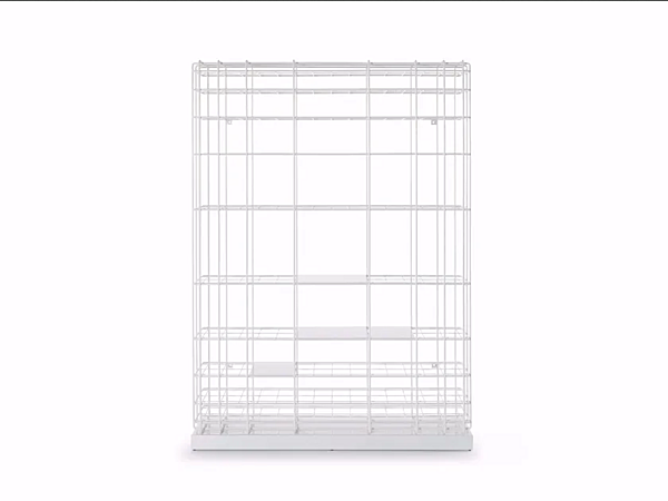 Étagère en fer autoportante Leyva Saba usine SABA de l'Italie. Foto №1