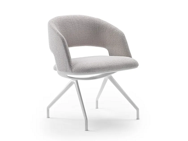 Chaise en tissu rembourré Alma FLEXFORM usine FLEXFORM de l'Italie. Foto №1