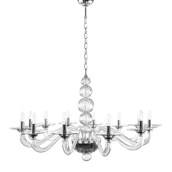 Lustre en verre de Murano fait main Joya Abrissi 10839 usine ABRISSI de l'Italie. Foto №4