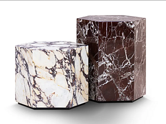Table basse hexagonale en marbre FORMITALIA Exa EXA