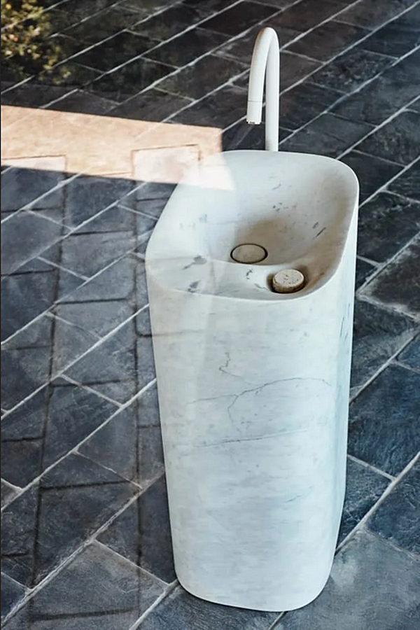Robinet de lavabo sur pied en laiton AGAPE Fez 2 usine Agape de l'Italie. Foto №3