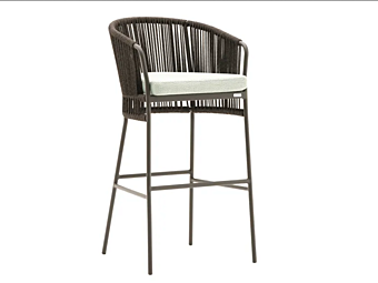 Tabouret de jardin en aluminium revêtu de poudre VARASCHIN Tibidabo 1423, 1424