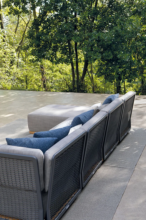 Fauteuil de jardin en tissu avec accoudoirs Atmosphera Switch usine ATMOSPHERA de l'Italie. Foto №6