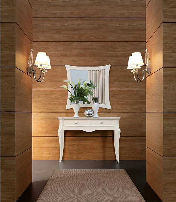 Table console avec tiroirs en bois MARZORATI Montecarlo usine MARZORATI de l'Italie. Foto №2