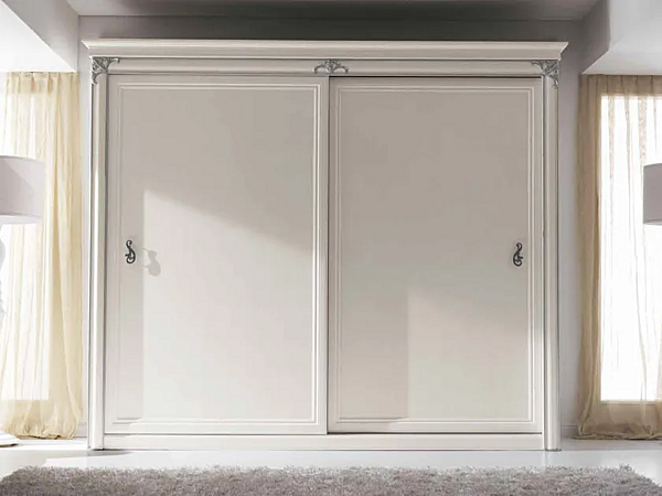 Armoire en bois avec portes coulissantes CORTEZARI CLARA 504 usine CORTE ZARI de l'Italie. Foto №1