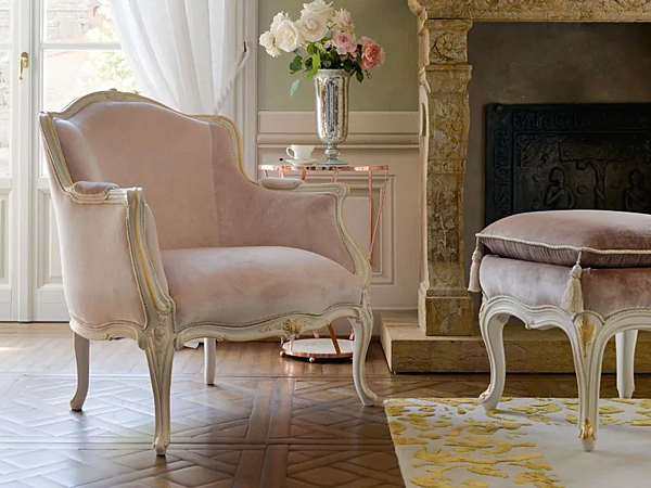 Fauteuil en tissu avec accoudoirs Savio Firmino 3119 3119POL usine SAVIO FIRMINO de l'Italie. Foto №2