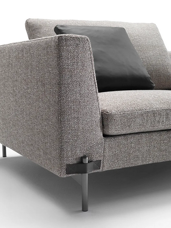 Canapé d'angle en tissu avec repose-pieds Mojito GYFORM usine Gyform de l'Italie. Foto №3