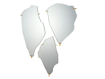 Miroir mural en verre Driade collection Archipelago Miroir mural en verre Driade collection Archipelago usine Driade de l'Italie