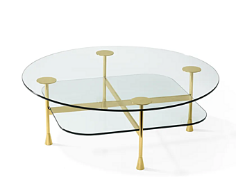Table basse ronde en cristal DA VINCI GHIDINI1961 RH102PB113 Table basse ronde en cristal DA VINCI GHIDINI1961 RH102PB113 usine GHIDINI1961 de l'Italie