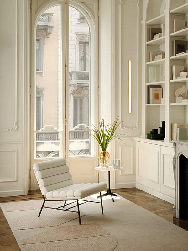 Fauteuil en tissu Saba Pan Flute usine SABA de l'Italie. Foto №5