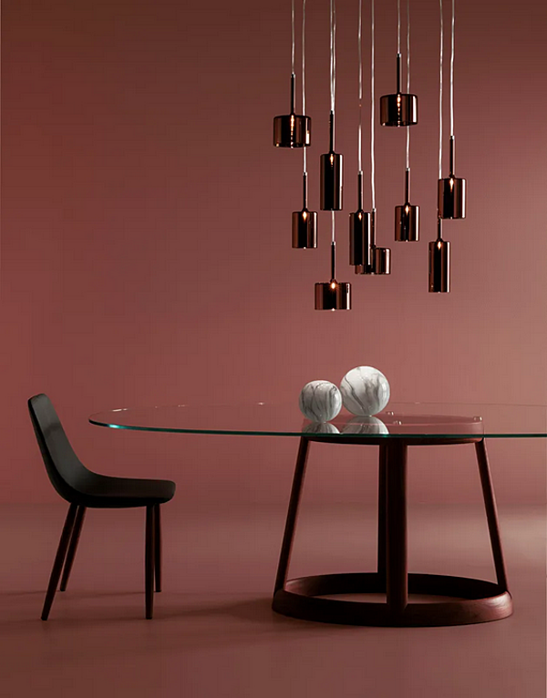 Suspension en verre teinté AXOLIGHT Spillray SP SPIL 10 usine Axolight de l'Italie. Foto №3