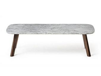 Table basse rectangulaire en marbre de Carrare BROSS Beleos 3211