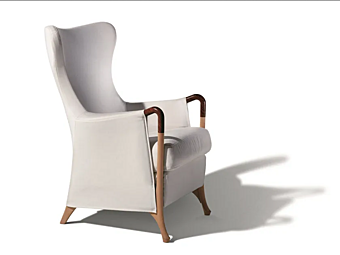 Fauteuil en tissu avec accoudoirs GIORGETTI Progetti