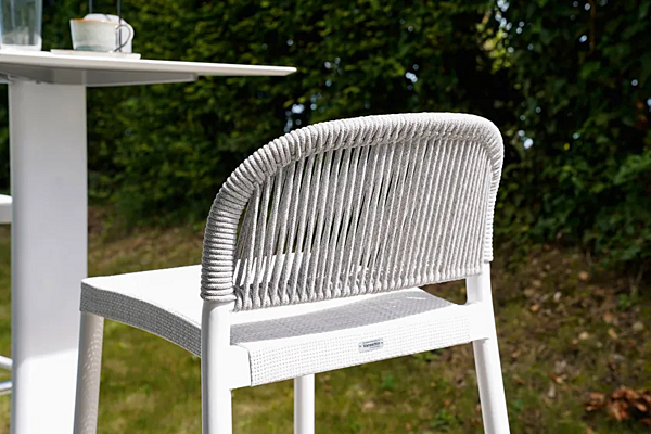 Tabouret de jardin en aluminium revêtu de poudre VARASCHIN Clever 229S5, 229S0 usine VARASCHIN de l'Italie. Foto №3