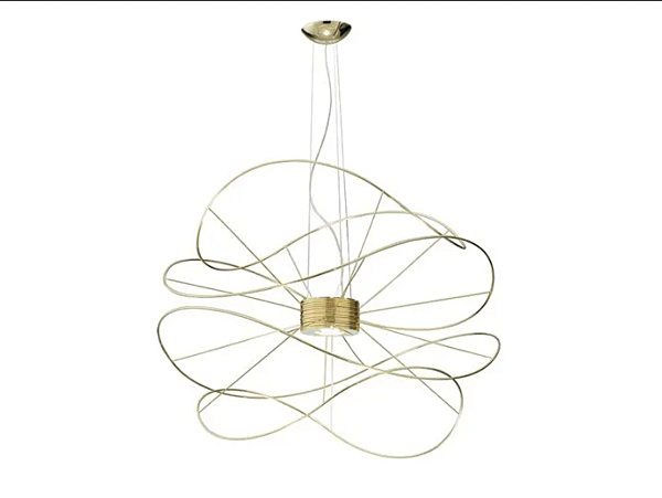 Suspension LED en métal Hoops AXOLIGHT usine Axolight de l'Italie. Foto №1