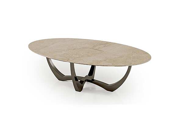 Table basse ovale en marbre pour salon Symphony Infinity Bizzotto Italia usine Bizzotto Italia de l'Italie. Foto №1
