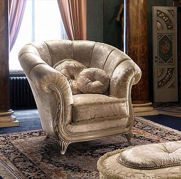 Fauteuil ELLESALOTTI Greta Garbo-5 usine LUXURY SOFA de l'Italie. Foto №1