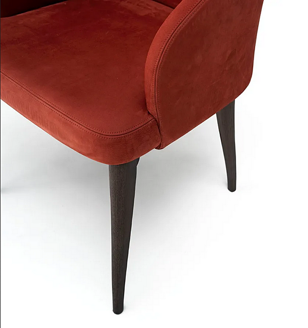 Chaise en bois massif rembourrée Leonardo L82 ARTE BROTTO L82 usine Arte Brotto de l'Italie. Foto №3