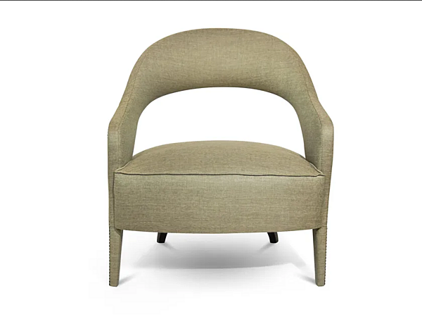 Fauteuil en tissu avec accoudoirs Tellus BRABBU usine BRABBU de l'Italie. Foto №1