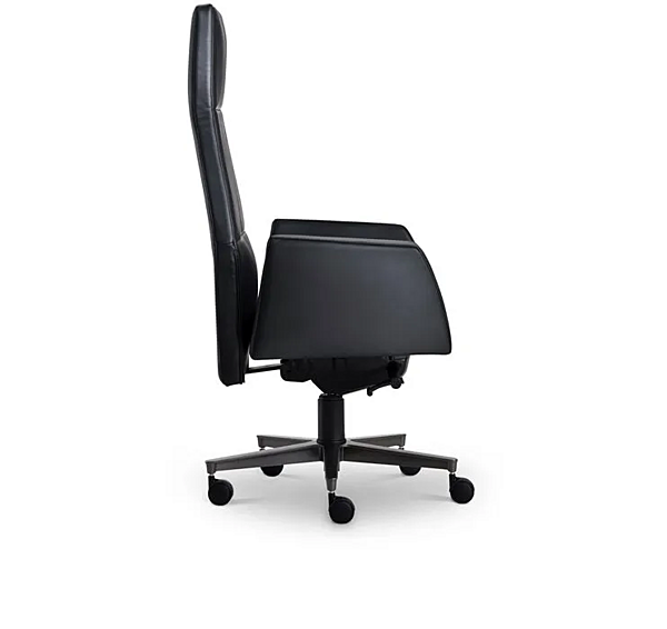 Chaise de direction pivotante en cuir avec dossier haut Kefa I 4 Mariani usine i 4 Mariani de l'Italie. Foto №3