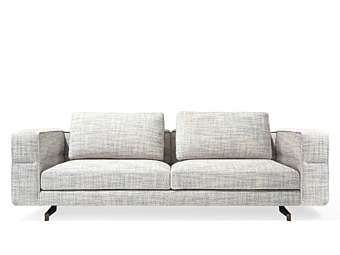 Canapé 2 places en tissu ou cuir Soho GIORGETTI Canapé 2 places en tissu ou cuir Soho GIORGETTI usine GIORGETTI de l'Italie