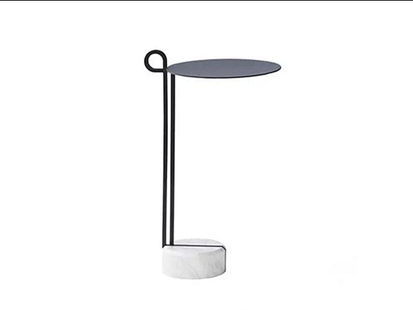 Table d'appoint ronde en métal Loop BROSS 3370 usine BROSS de l'Italie. Foto №1