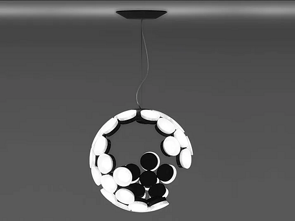 Suspension en aluminium LED Scopas Artemide 1529010APP usine Artemide de l'Italie. Foto №2