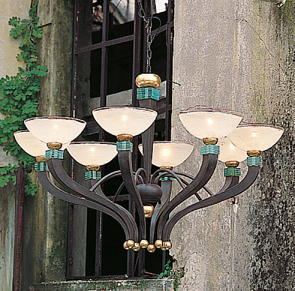 Lustre MM LAMPADARI 5931/8 usine MM LAMPADARI de l'Italie. Foto №1