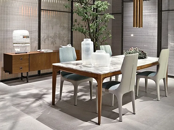 Table rectangulaire en marbre Anteo GIORGETTI usine GIORGETTI de l'Italie. Foto №3