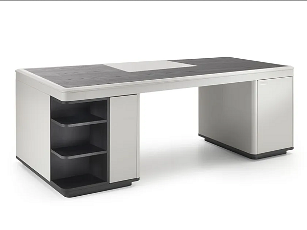 Bureau exécutif en bois avec tiroirs Noah i 4 Mariani usine i 4 Mariani de l'Italie. Foto №8