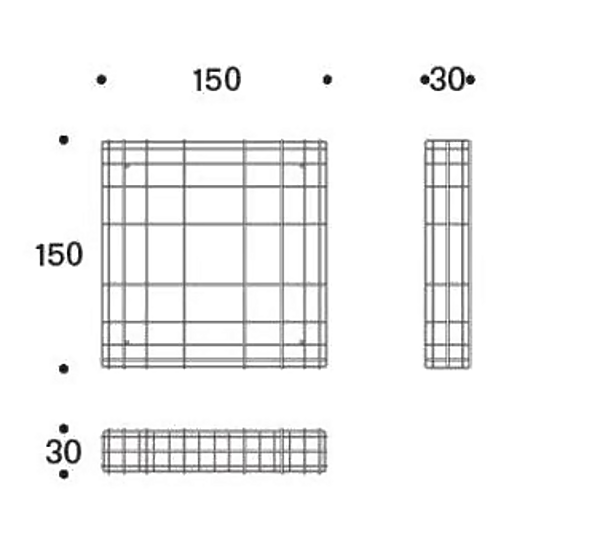 Étagère murale en fer Leyva Saba usine SABA de l'Italie. Foto №7