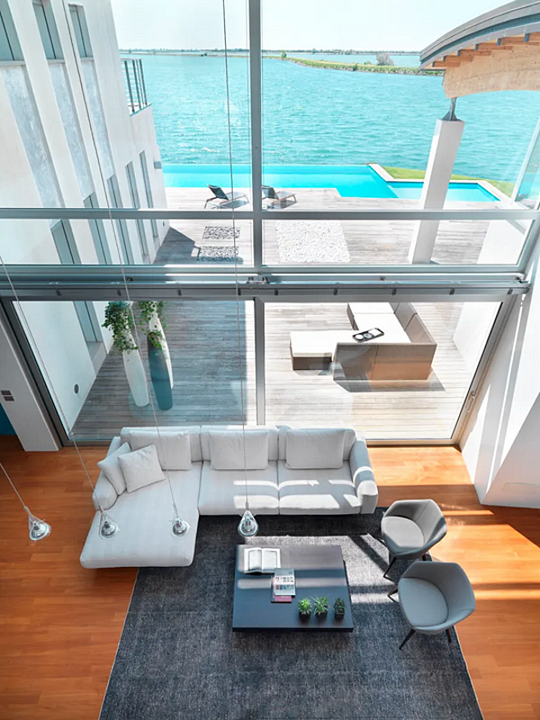 Canapé en tissu avec méridienne GYFORM SMART usine Gyform de l'Italie. Foto №2