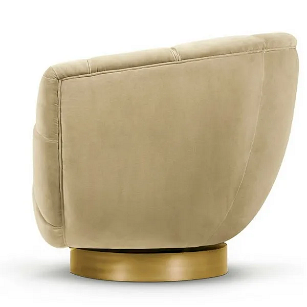 Fauteuil en velours avec accoudoirs BRABBU Essex usine BRABBU de l'Italie. Foto №3