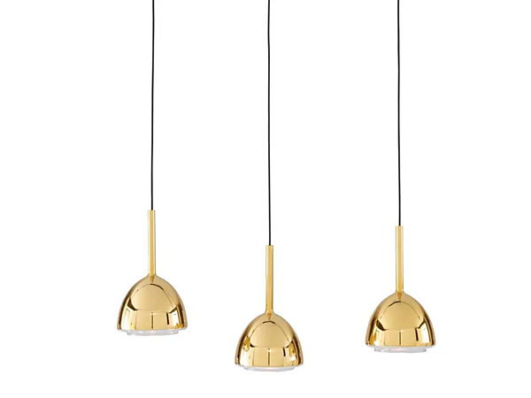 Suspension en laiton LED cloche LIGNE ROSET 10072832-10072833 usine LIGNE ROSET de l'Italie. Foto №1