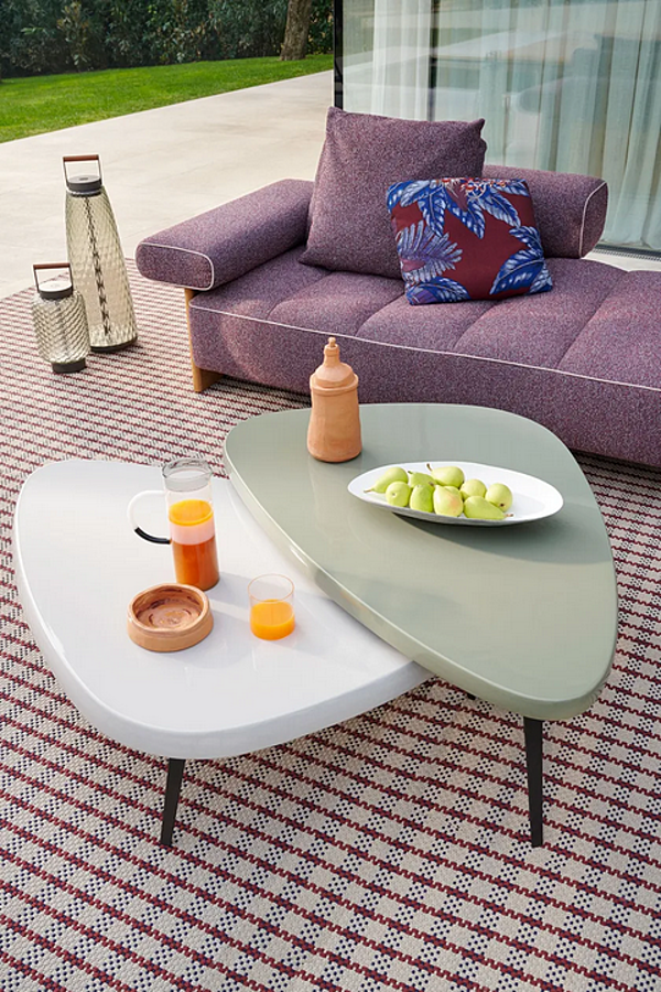 Tapis d'extérieur en polypropylène Spider CASSINA usine CASSINA de l'Italie. Foto №2