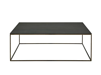 Table basse carrée en grès porcelain LIGNE ROSET SPACE 0050FD1N/3N/9N