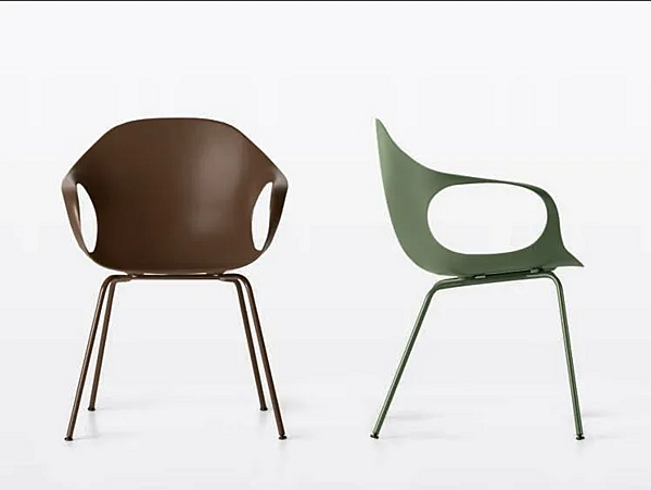 Chaise en polyuréthane avec accoudoirs Elephant Kristalia usine Kristalia de l'Italie. Foto №2