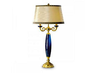 Lampe de table en laiton et céramique Rita MARIONI 01524