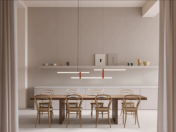 Suspension en verre borosilicate LED collection Paralela AXOLIGHT usine Axolight de l'Italie. Foto №3