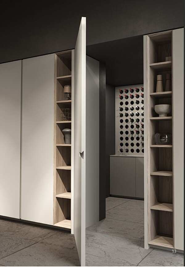 Cuisine équipée avec îlot en bois ASTER CUCINE ATELIER usine Aster Cucine de l'Italie. Foto №6
