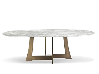 Table à manger ovale en marbre Moore i 4 Mariani Table à manger ovale en marbre Moore i 4 Mariani usine i 4 Mariani de l'Italie