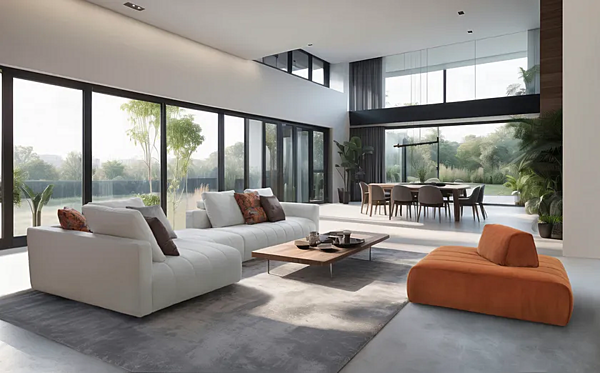 Canapé modulaire en tissu Achille GYFORM usine Gyform de l'Italie. Foto №8