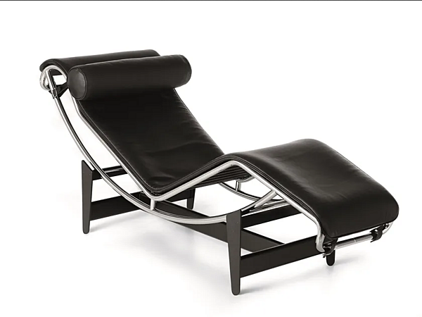 Chaise longue en cuir réglable CASSINA 4 004 usine CASSINA de l'Italie. Foto №4