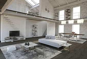 Meuble sous TV CONSOLLE TV YIN
