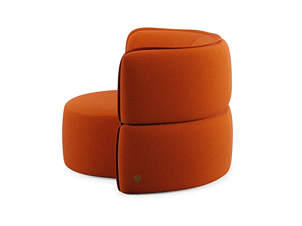 Fauteuil de jardin rembourré en tissu avec accoudoirs Liu Jo Living Collection Soft Island SFO usine Liu Jo Living Collection de l'Italie. Foto №5